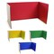 Flipside 12in X 48in Study Carrel Primary Color Assortment Corrugated Bulk, 24PK 60045 - alternate 1